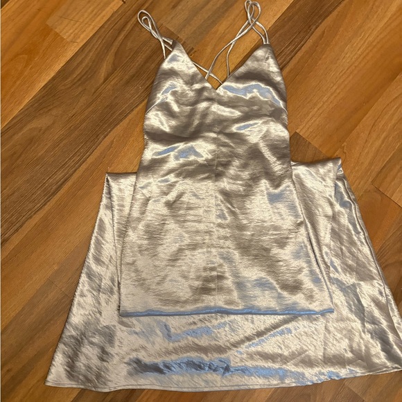 H&M Silver Maxi Dress - Picture 1 of 4